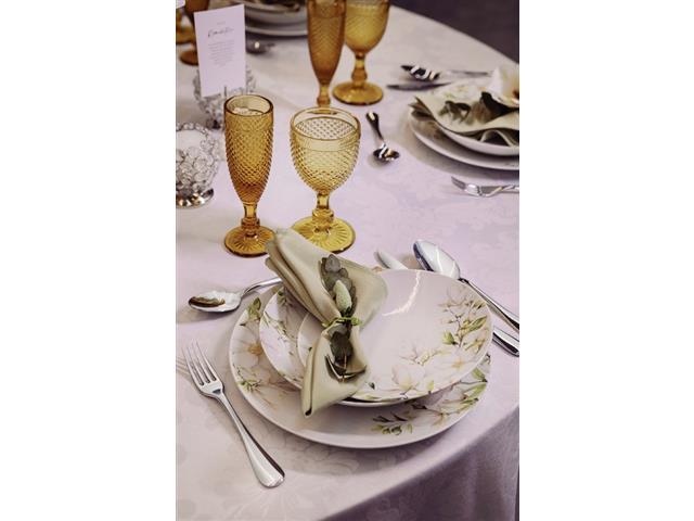 Kit Prato Raso Tramontina Magnólia em Porcelana Decorada 28 cm 6 Peças - 1