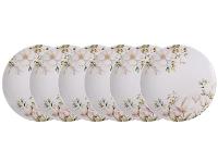 Kit Prato Raso Tramontina Magnólia em Porcelana Decorada 28 cm 6 Peças - 4