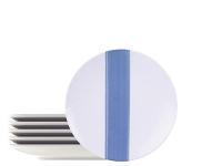 Kit Prato Sobremesa Tramontina Soho em Porcelana 21 cm 6 Peças - 3