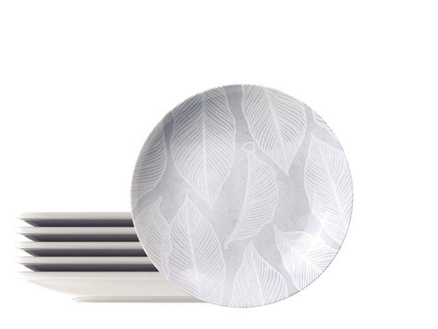 Kit Prato Fundo Tramontina Arbo em Porcelana Decorada 21 cm 6 Peças - 1