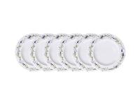 Kit Prato Fundo Tramontina Lilla em Porcelana Decorada 23 cm 6 Peças - 4