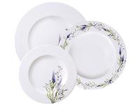 Jogo de Pratos Tramontina Lilla em Porcelana Decorada 12 Peças - 3