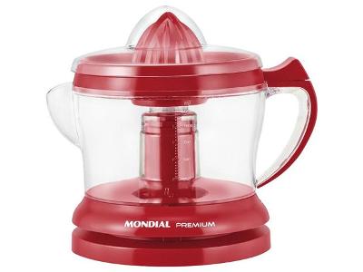 Espremedor Premium Mondial E-23 com Cone Extra e 30W – Vermelho