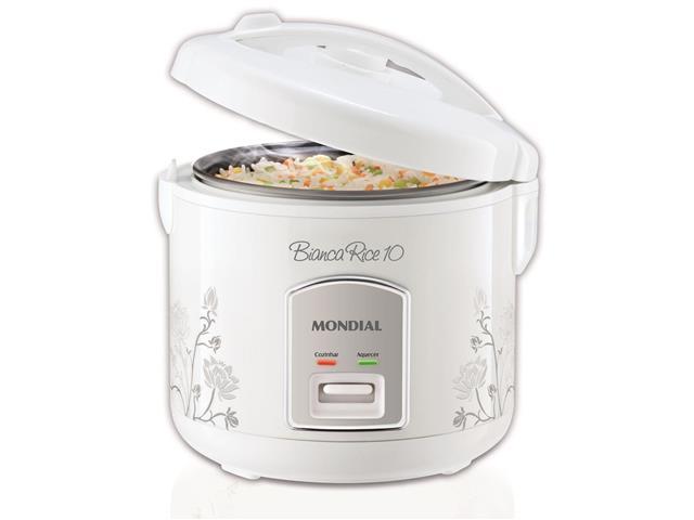 Panela Elétrica Mondial Bianca Rice PE-10 com Função Aquecer - 2 L - 1