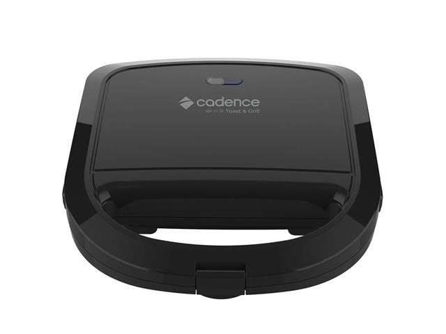 Sanduicheira Elétrica Cadence Toast & Grill Black 750W - 1