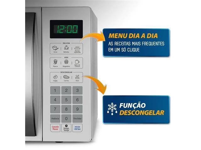 Micro Ondas Mondial Branco 34 Litros 1400W  - 3