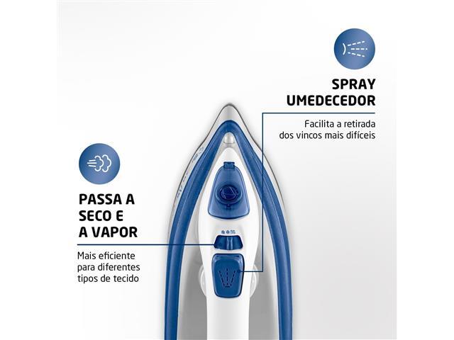 Ferro a Vapor Mondial Branco/Azul 1200W  FVN-01-BL - 2