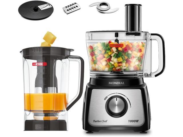 Multiprocessador Turbo Chef 5 em 1 Mondial Preto 1000W  MPN-01-B - 1