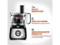 Multiprocessador Turbo Chef 5 em 1 Mondial Preto 1000W  MPN-01-B - 4