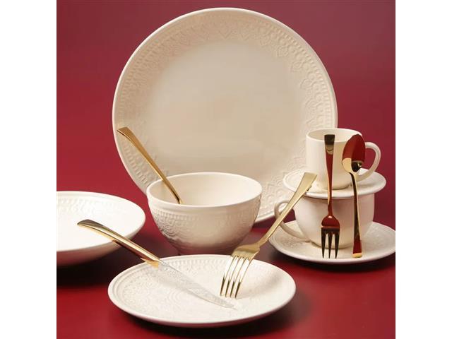 Conjunto Porto Brasil com 6 Pratos Raso Agra Cru - 2