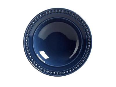 Conjunto Porto Brasil com 6 Pratos Fundo Atenas Deep Blue