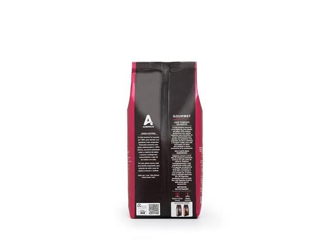 Café Torrado em Grão América Gourmet 500g - 4