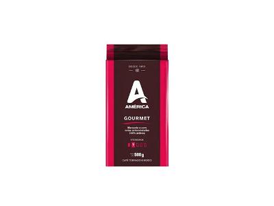 Café Torrado e Moído Vácuo América Gourmet 500g