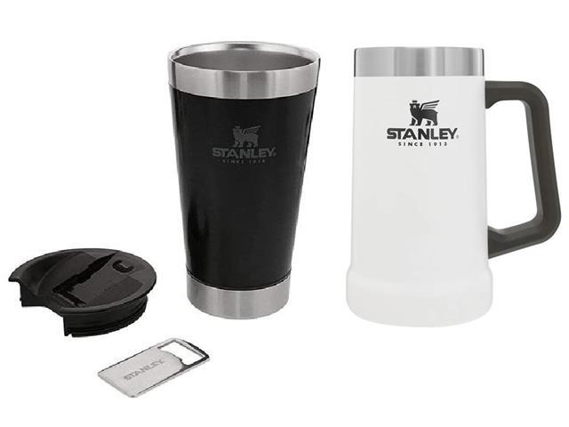 Caneca Stanley Branca 710ML + Copo Matte Black 473ML - 1