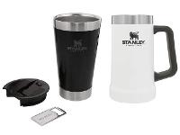 Caneca Stanley Branca 710ML + Copo Matte Black 473ML - 1