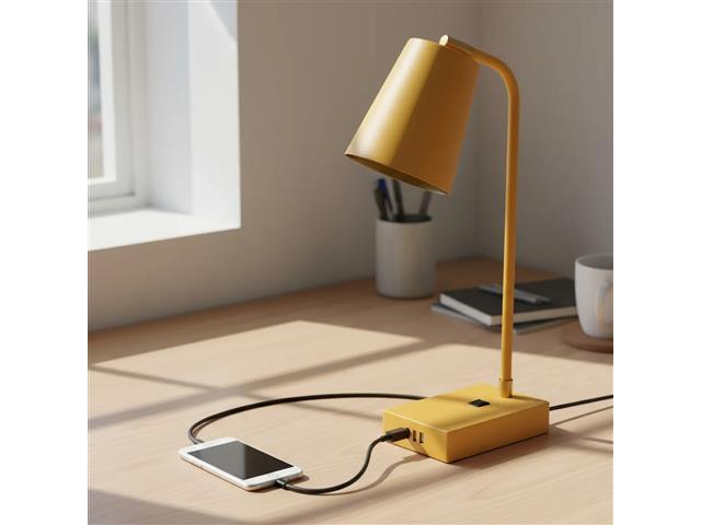 Luminária de mesa Ocanova USB A TUTTO Cor Cor Laranja Brilho - 2