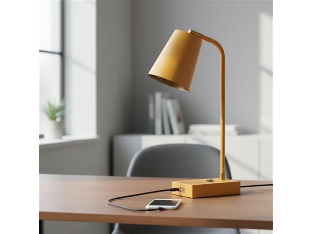 Luminária de mesa Ocanova USB A TUTTO Cor Cor Laranja Brilho - 3
