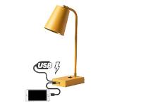 Luminária de mesa Ocanova USB A TUTTO Cor Cor Laranja Brilho - 1