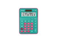 Calculadora Digital Portátil Casio MX-12B Verde e Pink - 1