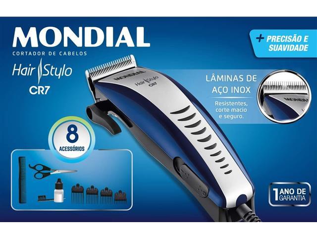 Cortador de Cabelos Mondial Hair Stylo CR7 110V - 3