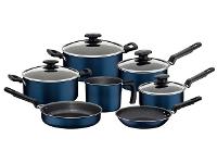 Jogo de Panelas Tramontina Starflon Max Azul 7 Peças - 1