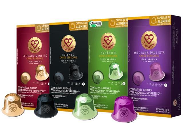 Combo 40 Cápsulas de Café Compatíveis Nespresso Três Corações - 1