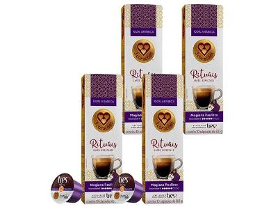 Combo 40 Cápsulas Três Corações Café Espresso Rituais Mogiana Paulista