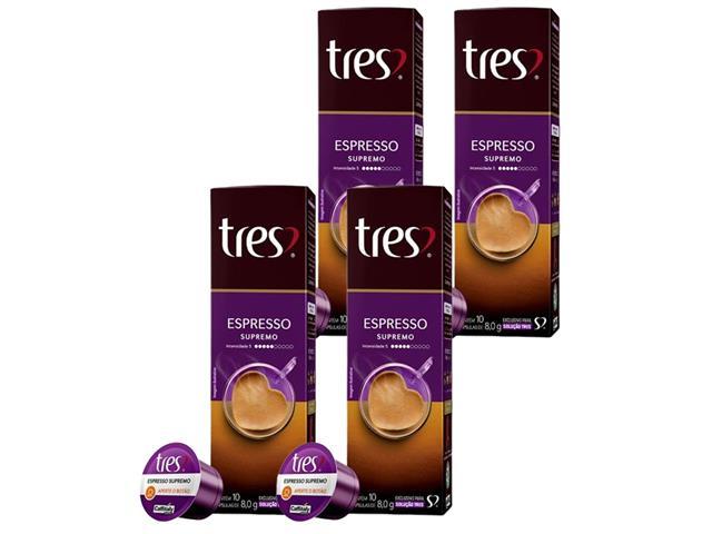 Combo 40 Cápsulas Três Corações Café Espresso Supremo - 1