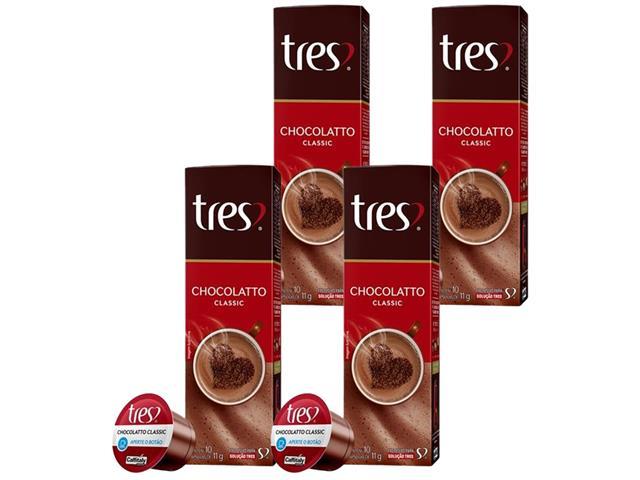 Combo 40 Cápsulas Três Corações Chocolatto Quente - 1