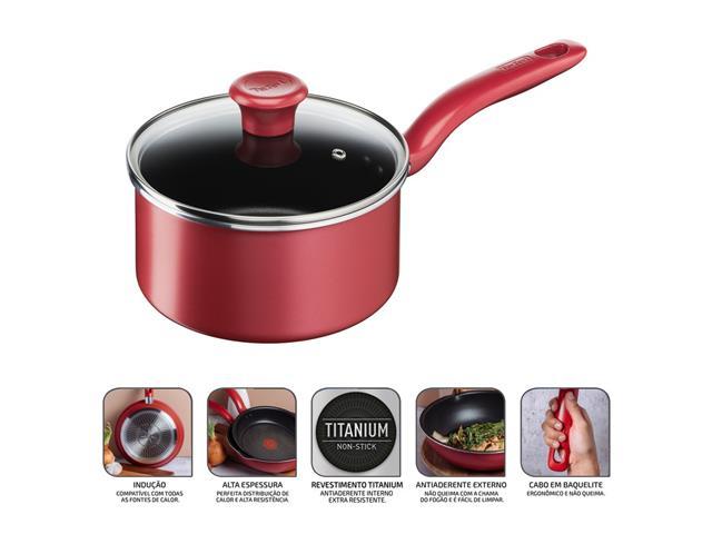 Panela Com Indução Tefal So Chef 18cm Vermelha - 2