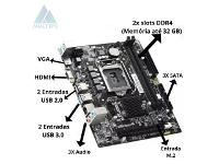 Computador MultiPc Core I5 6ª Gen 8GB RAM SSD 240GB Windows 10 Pro - 4