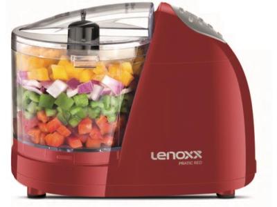 Mini Processador de Alimentos Lenoxx Vermelho - Pratic Red PMP435 100W