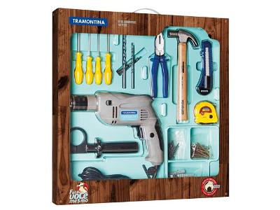 Kit de Ferramentas Tramontina 100 peças 110V