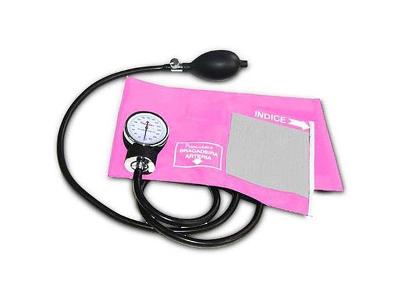 Esfigmomanômetro Aneroide Premium Rosa