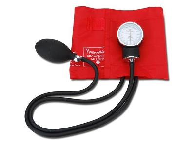 Esfigmomanômetro Aneroide Premium Vermelho