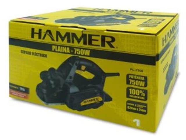 Plaina Elétrica Hammer 750W 110V - 2