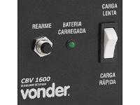 Carregador de Bateria Vonder CBV1600 Portátil 12V 110V - 2