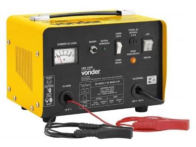 Carregador de Bateria Vonder CBV1600 Portátil 12V 220V