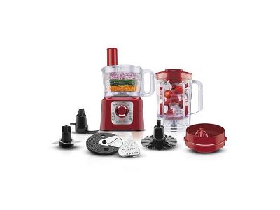 Processador de Alimentos Arno Multichef 7 em 1 Vermelho 220V