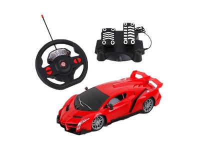 Carrinho Racing Control Raptor Vermelho Multikids BR1336