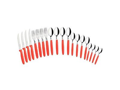 Faqueiro Tramontina Ipanema Inox Cabo Polipropileno Vermelho 20 Peças