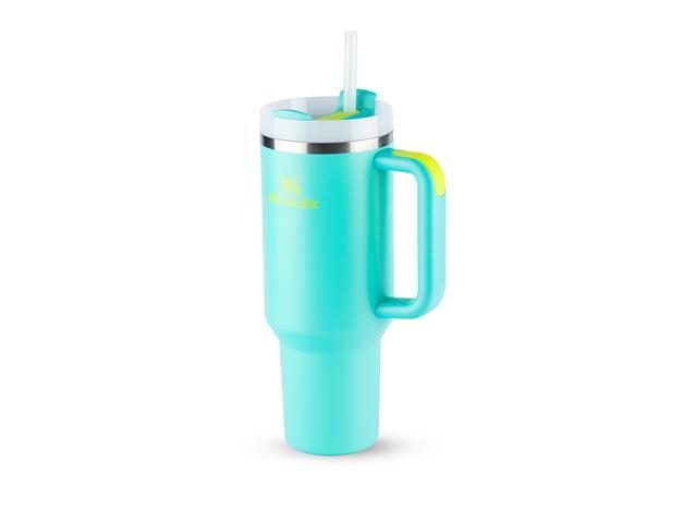 Copo com Canudo Stanley Quencher 2.0 Tropical Teal 1,180 Litros - 2