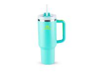 Copo com Canudo Stanley Quencher 2.0 Tropical Teal 1,180 Litros - 1