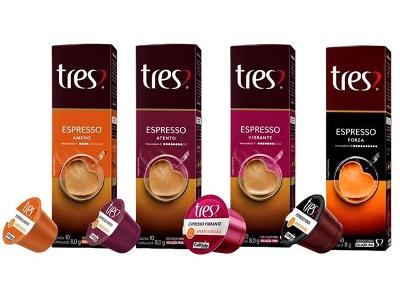Combo 40 Cápsulas de Café 3 Corações Ameno + Forza + Atento + Vibrante