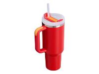 Copo com Canudo Stanley Quencher 2.0 Chili 1,180 Litros - 2