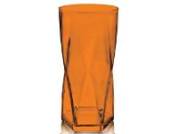 Combo 6 Unidades Copo Rombus 465ML Neon Laranja - 3