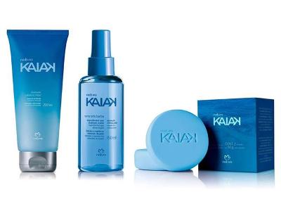 Kit Natura Kaiak Shampoo + Spray Pós Barba + Sabonetes