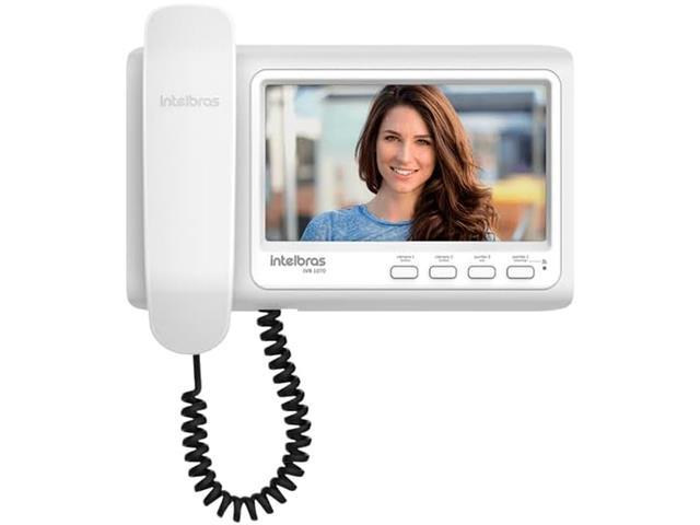 Módulo Interno intelbras para Vídeo porteiro IVR 1070 HS Branco - 1
