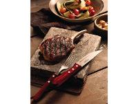 Garfo Jumbo Tramontina Churrasco Inox e Cabo Polywood Vermelho - 2