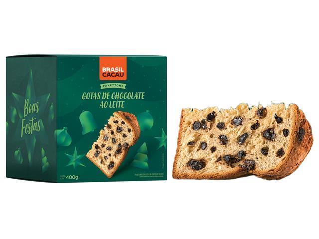 Combo 12 Panettones Brasil Cacau Gotas 400G - 2